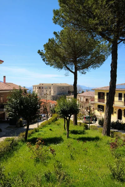 Vue Panoramique Gesualdo Petit Village Dans Province Avellino Italie — Photo