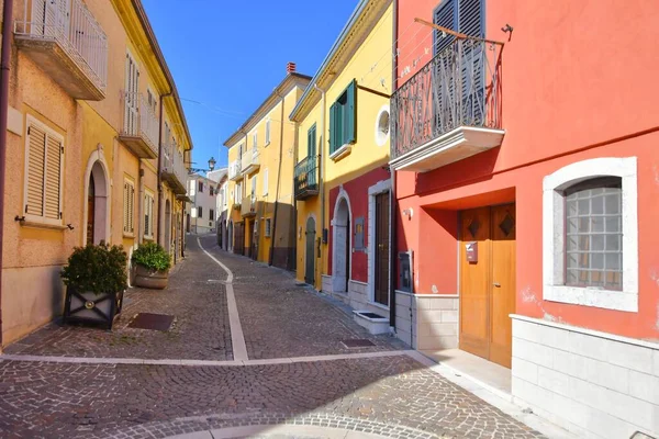 Narrow Street Nusco Small Village Province Avellino Italy — ストック写真