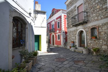 Bisaccia 'da dar bir sokak, İtalya' nın Avellino eyaletinde küçük bir köy..