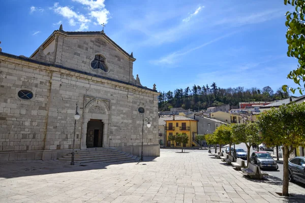 Kostel Bisaccii Malé Vesničce Provincii Avellino Itálie — Stock fotografie