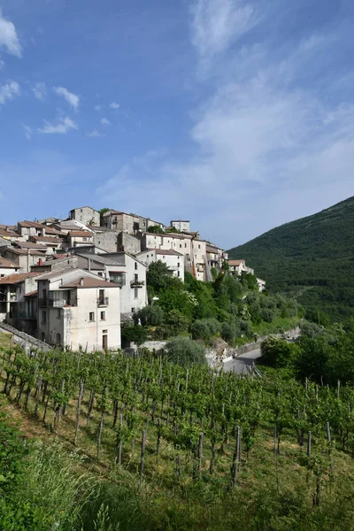 Landscape Petina Village Mountains Salerno Province Italy —  Fotos de Stock