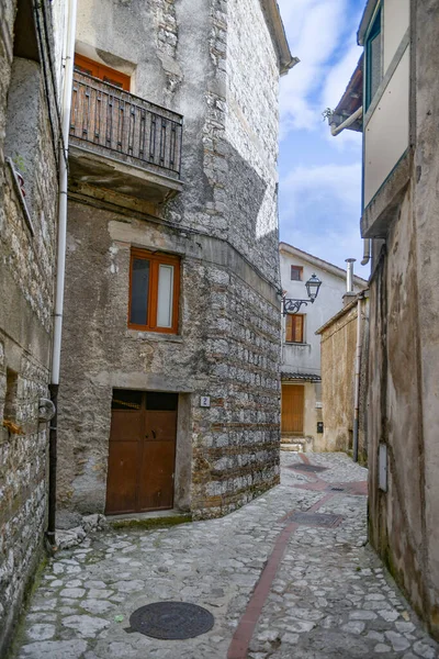 Narrow Street Old Houses Petina Village Mountains Salerno Province Italy — Photo