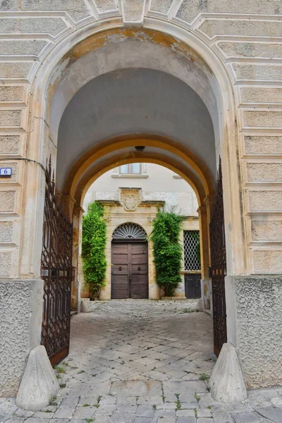 Entrance House Galatina Old Village Province Lecce Italy — Fotografia de Stock