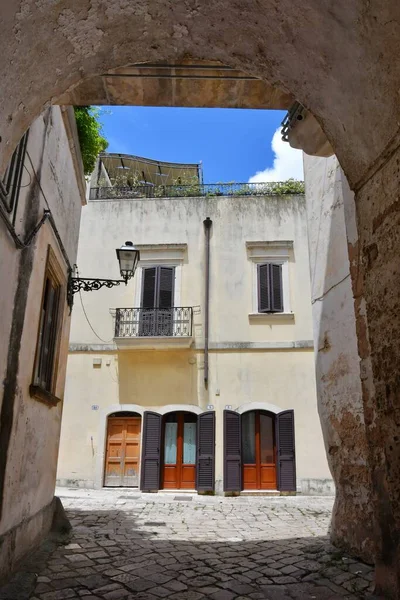 Facade Old House Galatina Apulian Town Province Lecce Italy — Stock Photo, Image
