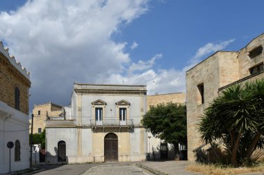 The town square of Uggiano, a medieval village in the Puglia region of Italy.