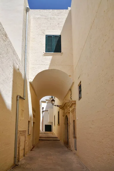 Street Historic Center Specchia Medieval Town Puglia Region Italy — Fotografia de Stock