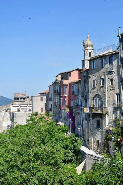 Panoramic View Countryside Guardia Sanframondi Village Province Benevento Italy —  Fotos de Stock