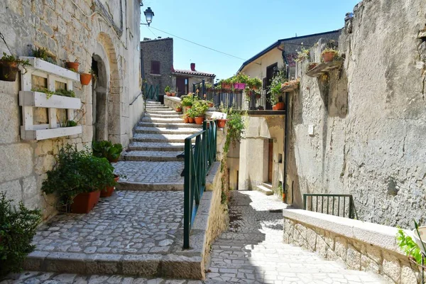 Narrow Street Old Houses Guardia Sanframondi Village Province Benevento Italy — Fotografia de Stock