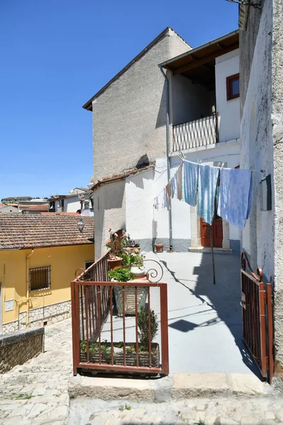 Narrow Street Old Houses Pietrelcina Village Province Benevento Italy — Foto de Stock