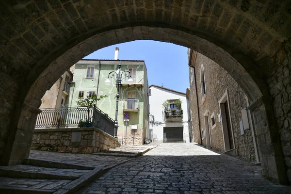 Narrow Street Old Houses Pietragalla Village Basilicata Region Italy — 스톡 사진