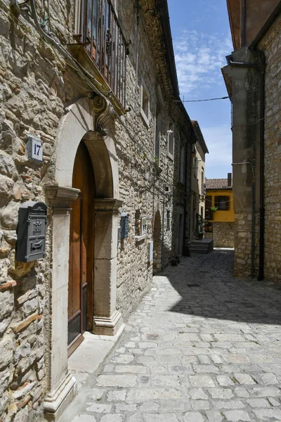 Narrow Street Old Houses Pietragalla Village Basilicata Region Italy — 스톡 사진