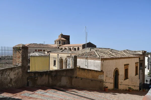 Street Old Houses Ferrandina Rural Village Basilicata Region Italy — Stock Photo, Image