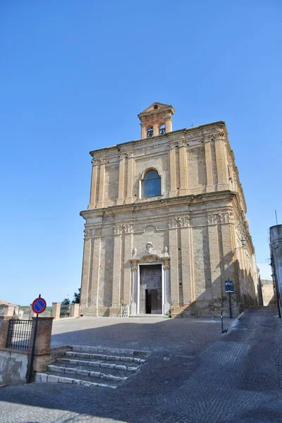 Front Cathedral Ferrandina Rural Village Basilicata Region Italy — Stock Photo, Image