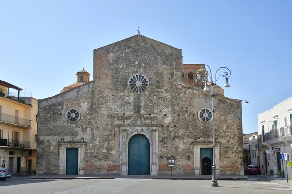 Front Cathedral Ferrandina Rural Village Basilicata Region Italy — Photo