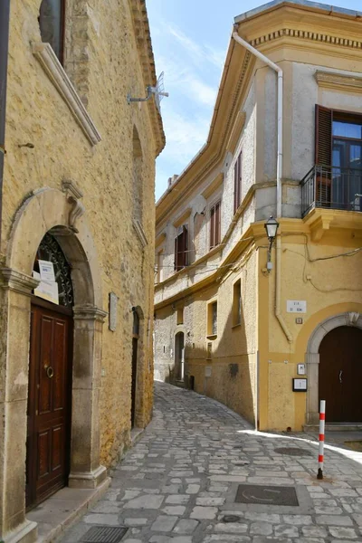 Street Old Houses Tricarico Rural Village Basilicata Region Italy — Stock fotografie