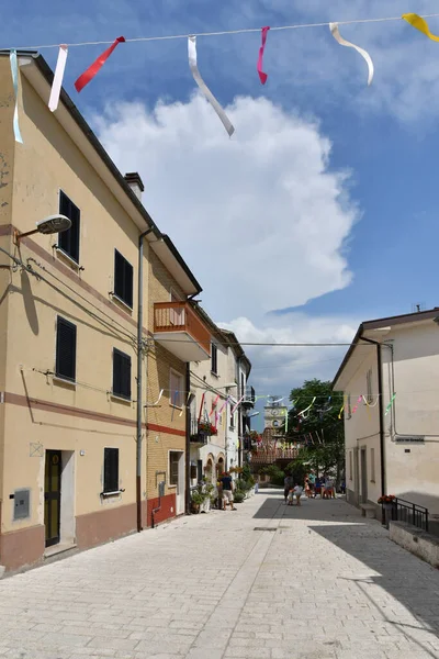 Narrow Street Pietracupa Mountain Village Molise Region Italy — Fotografia de Stock