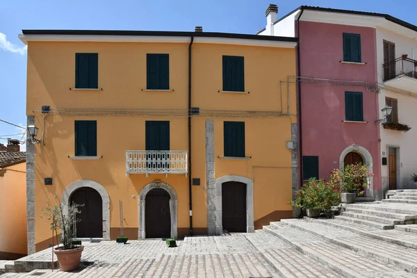 Narrow Street Trivento Mountain Village Molise Region Italy — Foto Stock