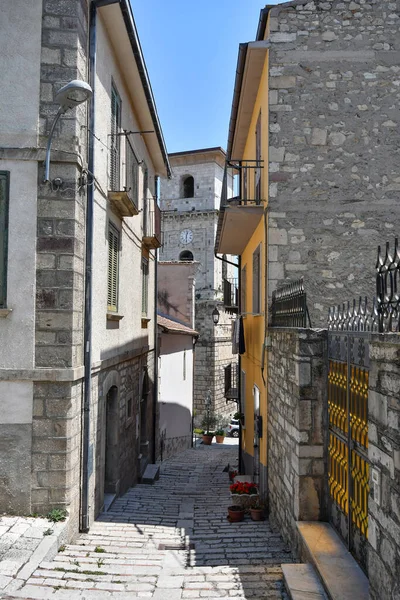 Narrow Street Trivento Mountain Village Molise Region Italy — Foto de Stock
