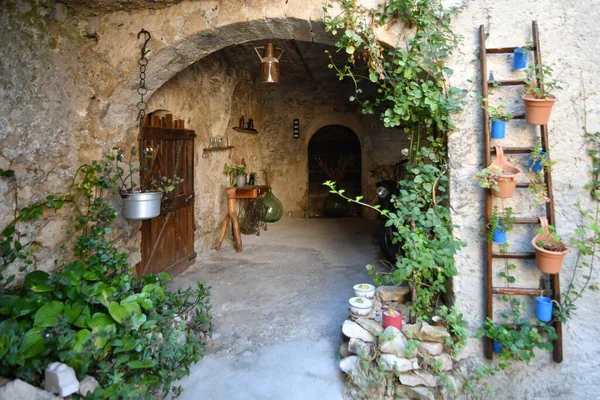 An ancient house in Pesche, an old village in the Molise region of Italy.