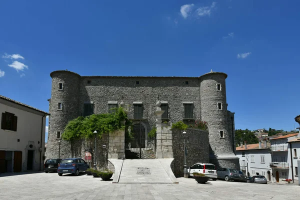 View Medieval Castle Zungoli One Most Beautiful Villages Italy — 스톡 사진