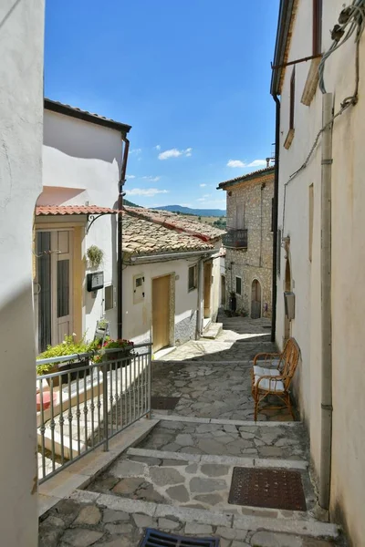 Small Street Old Houses Zungoli One Most Beautiful Villages Italy — Zdjęcie stockowe