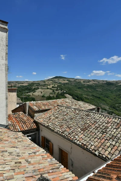 Panoramic View Zungoli Village Avellino Province Italy — Stock fotografie