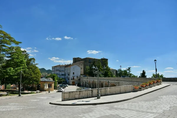 Town Square Zungoli One Most Beautiful Villages Italy — Zdjęcie stockowe