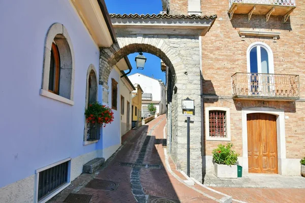 Small Street Old Houses Savignano Irpino One Most Beautiful Villages — Stock fotografie