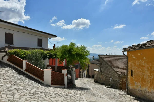 Narrow Street Old Houses Greci Village Campania Region Italy — Stock Photo, Image