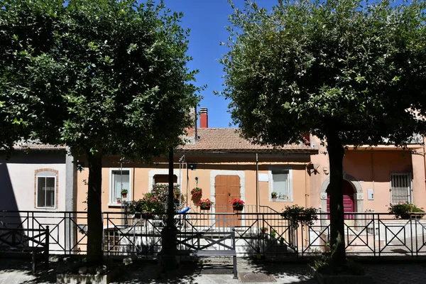 Narrow Street Old Houses Greci Village Campania Region Italy — Stock Fotó