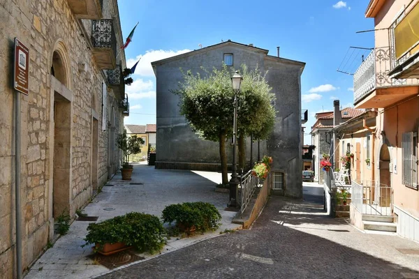 Narrow Street Old Houses Greci Village Campania Region Italy — Stockfoto
