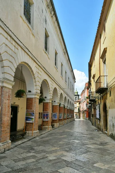 Narrow Street Sant Agata Goti Medieval Village Province Benevento Campania — ストック写真