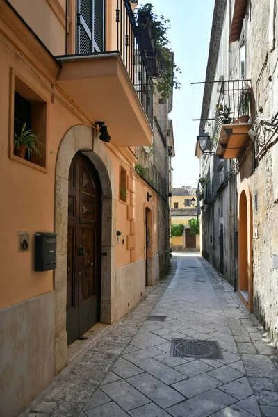 Narrow Street Sant Agata Goti Medieval Village Province Benevento Campania — 스톡 사진