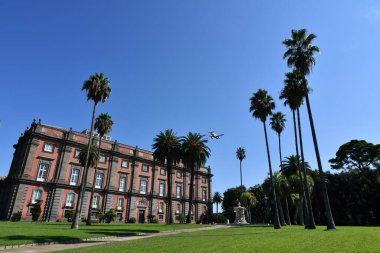View of Capodimonte public park in Naples, Italy.
