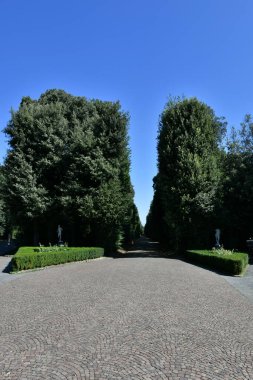 View of Capodimonte public park in Naples, Italy.