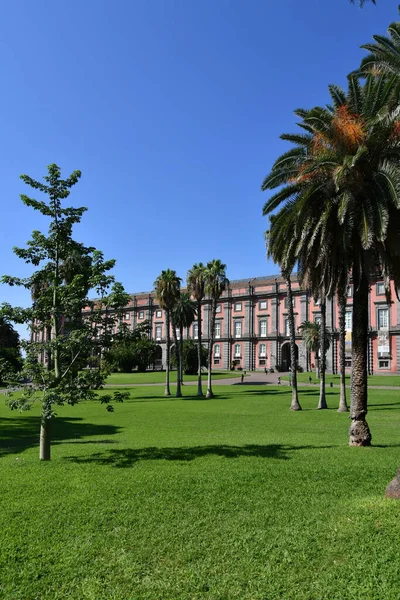 View of Capodimonte public park in Naples, Italy.