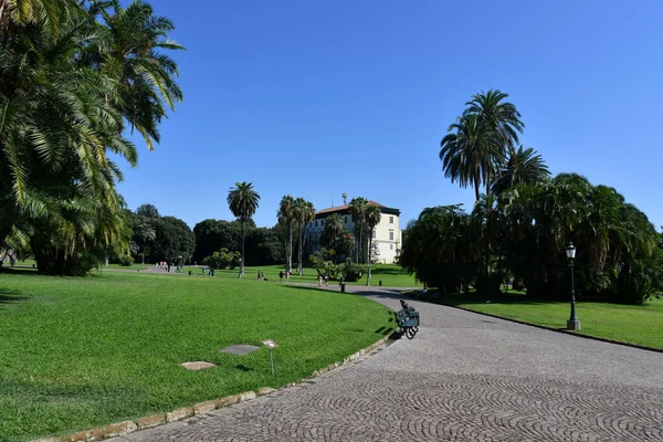 View of Capodimonte public park in Naples, Italy.