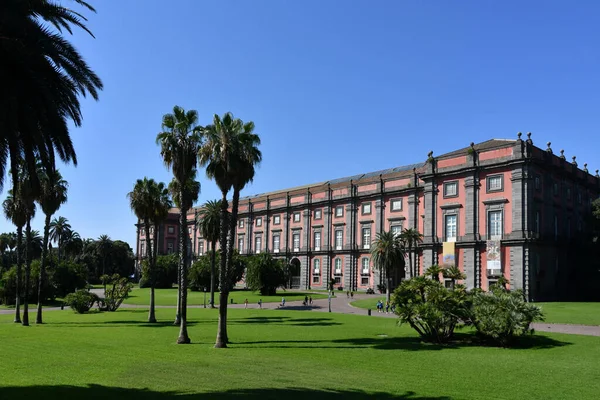 View of Capodimonte public park in Naples, Italy.