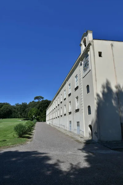 View of Capodimonte public park in Naples, Italy.