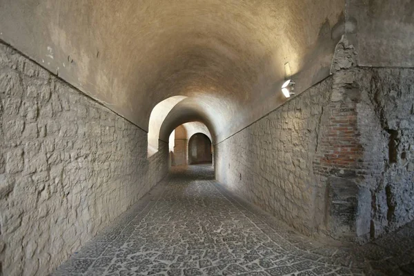 Corridor Saint Elmo Castle Naples Italy — ストック写真