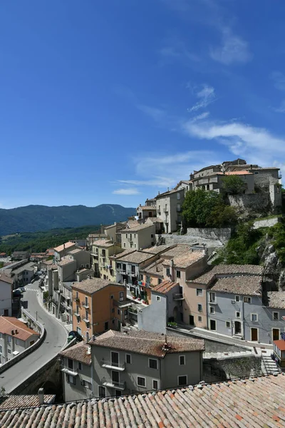 Panoramic View Castelgrande Rural Village Village Province Potenza Italy — Φωτογραφία Αρχείου