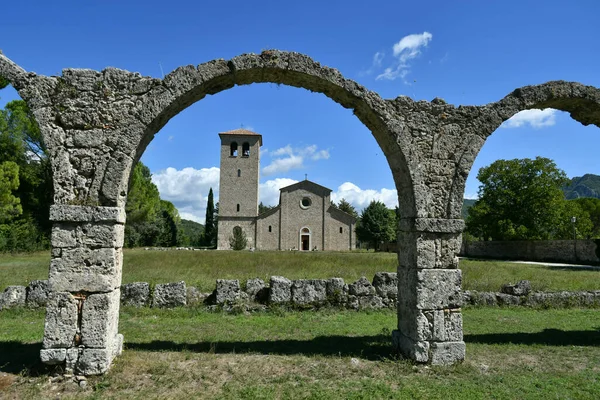 Los Arcos Antiguo Monasterio Provincia Isernia Una Ciudad Molise Italia — Foto de Stock