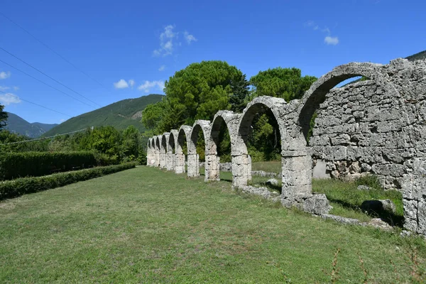 Los Arcos Antiguo Monasterio Provincia Isernia Una Ciudad Molise Italia — Foto de Stock