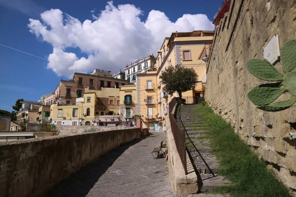 Scalinata Del Petraio Charakteristická Úzká Ulička Starého Města Neapole Itálii — Stock fotografie