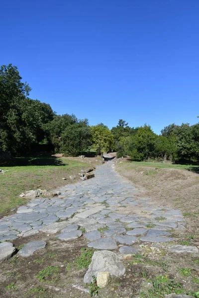 Egy Ősi Cuma Régészeti Parkban Nápoly Közelében Olaszországban — Stock Fotó