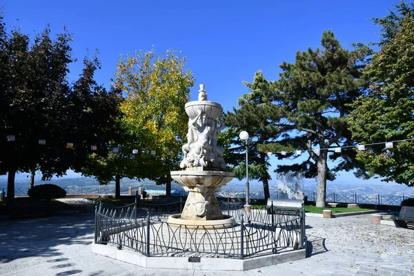Oratino Nyilvános Parkja Egy Olaszországi Molise Város — Stock Fotó