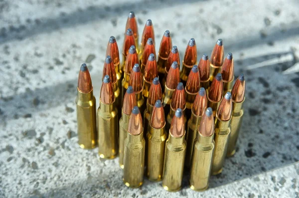 Rifle ammunition — Stock Photo, Image