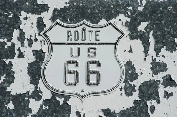 66 号公路标志 — 图库照片
