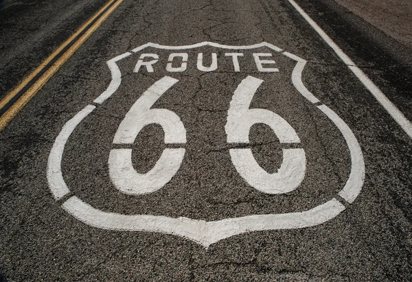 Route 66 karayolu — Stok fotoğraf