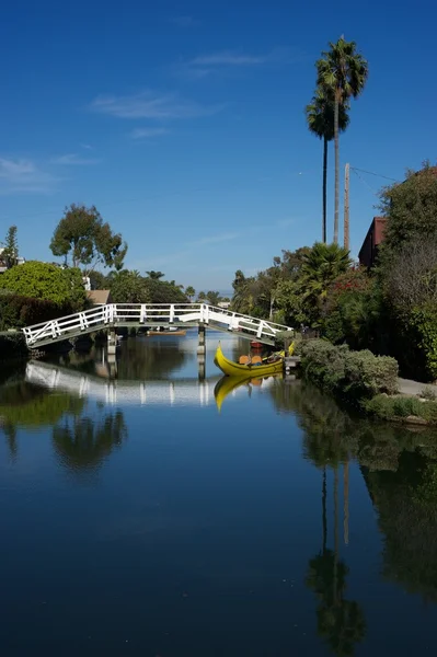 Venice canal reflections, Los angeles — Stock Photo, Image